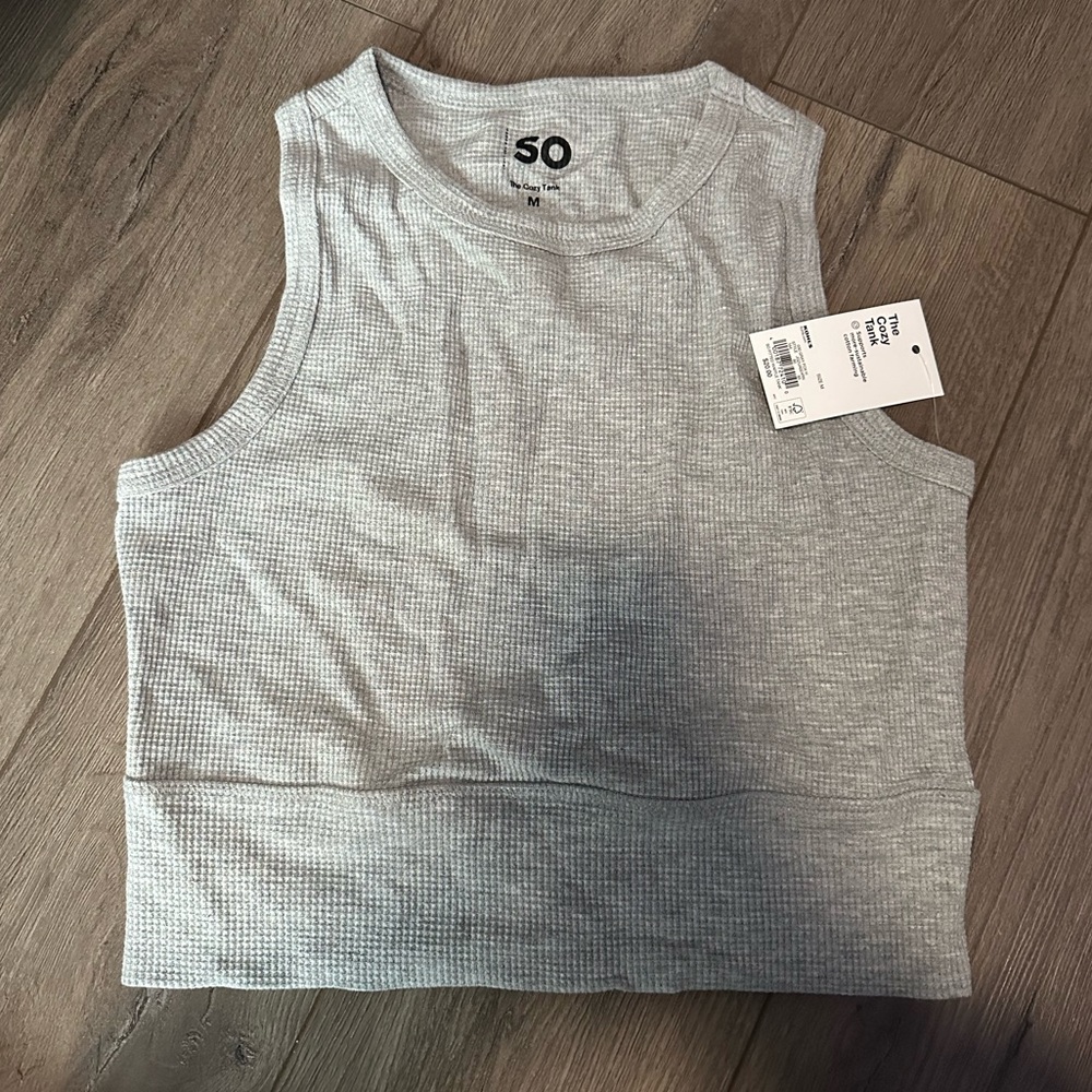 Waffle Knit SO Tank Top